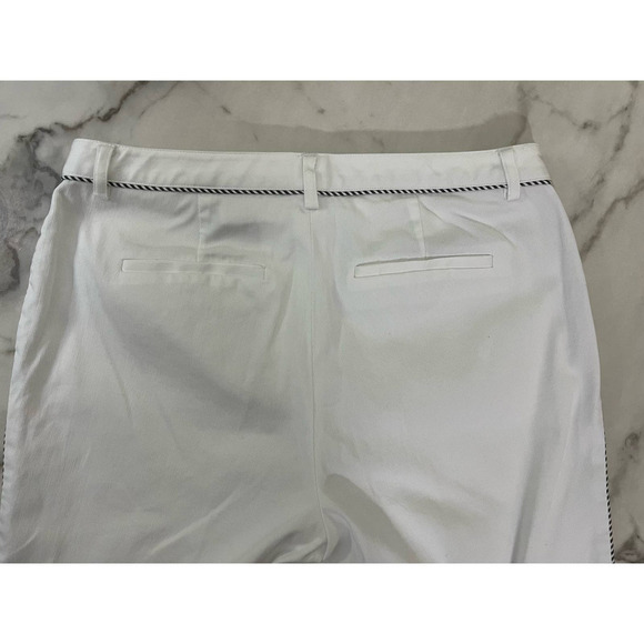 Territories New Frontier Pants with Nautical Trim in White, Size 6 - Picture 4 of 10